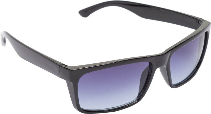 UV Protection, Gradient Wrap-around Sunglasses (58)  (For Men & Women, Blue)