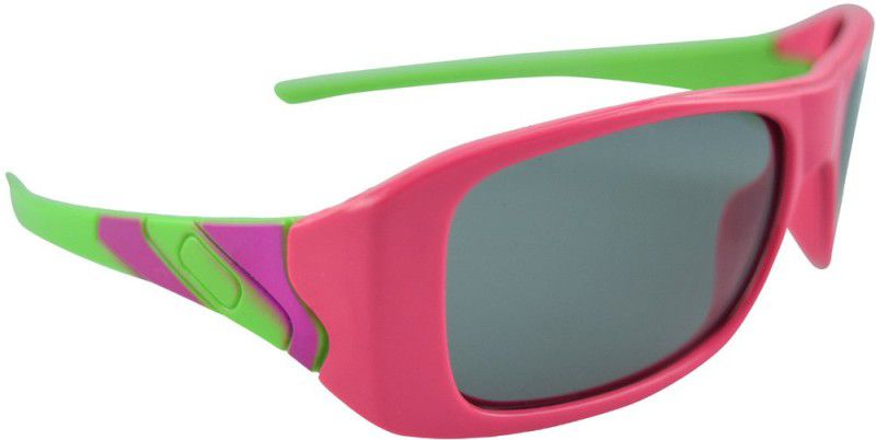UV Protection Sports Sunglasses  (For Boys & Girls, Pink)