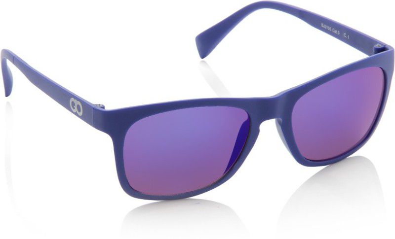 Rectangular Sunglasses (52)  (For Men, Violet)