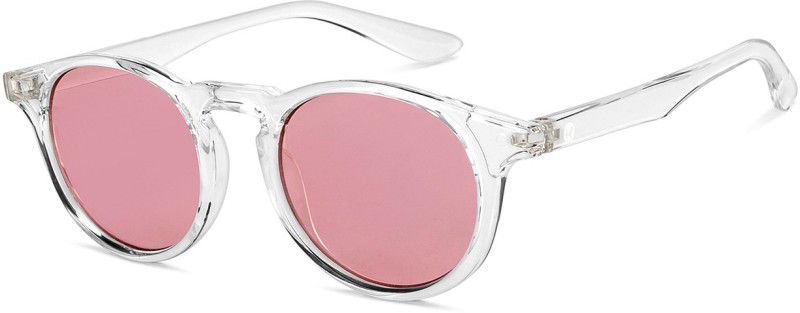 Polarized, UV Protection Oval Sunglasses (47)  (For Boys & Girls, Pink)