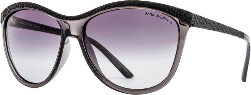Polarized, UV Protection, Gradient Cat-eye, Butterfly, Oval Sunglasses (Free Size)  (For Girls, Grey)