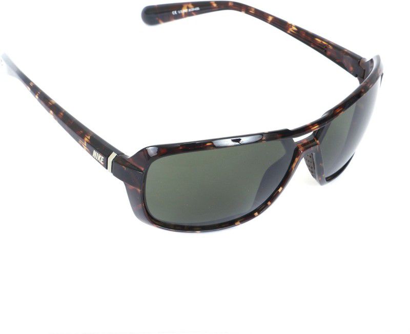 Gradient Rectangular Sunglasses (62)  (For Men & Women, Green)