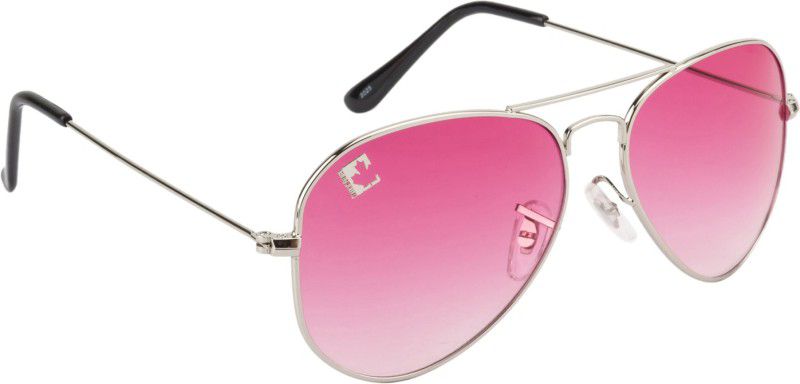 UV Protection Aviator Sunglasses (Free Size)  (For Boys, Pink)