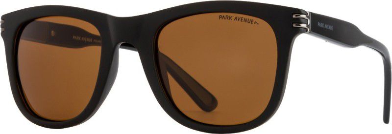 Polarized, UV Protection Wayfarer, Round, Rectangular, Oval, Butterfly Sunglasses (Free Size)  (For Men & Women, Brown)