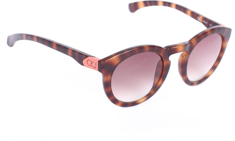 Gradient Round Sunglasses (48)  (For Women, Brown)