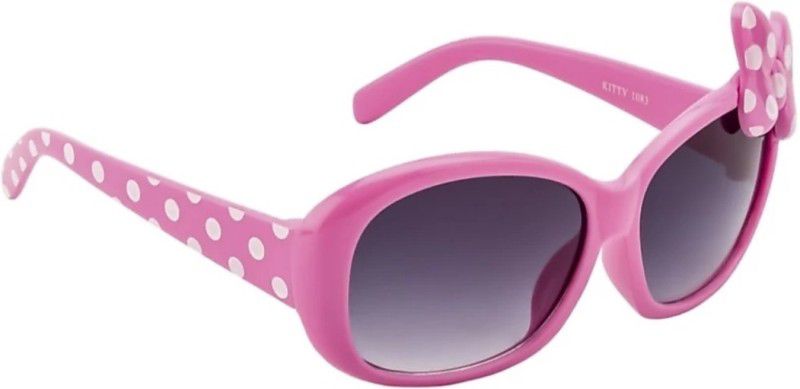 UV Protection Butterfly Sunglasses (36)  (For Girls, Grey)