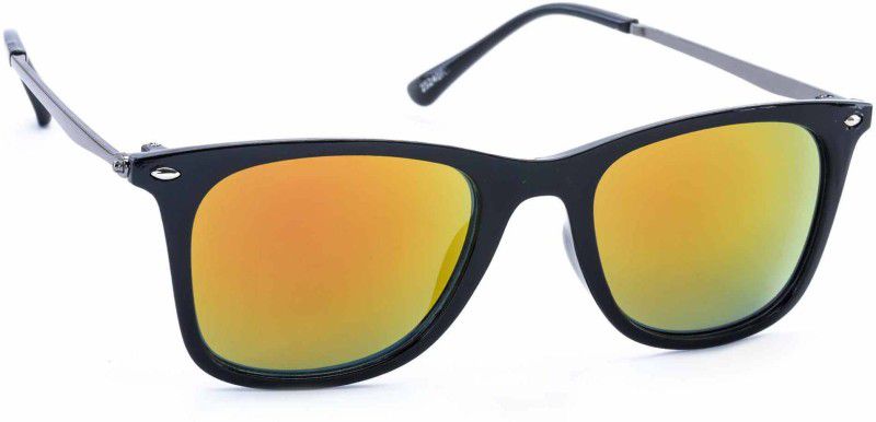 UV Protection Rectangular Sunglasses (50)  (For Men & Women, Black, Grey, Yellow)