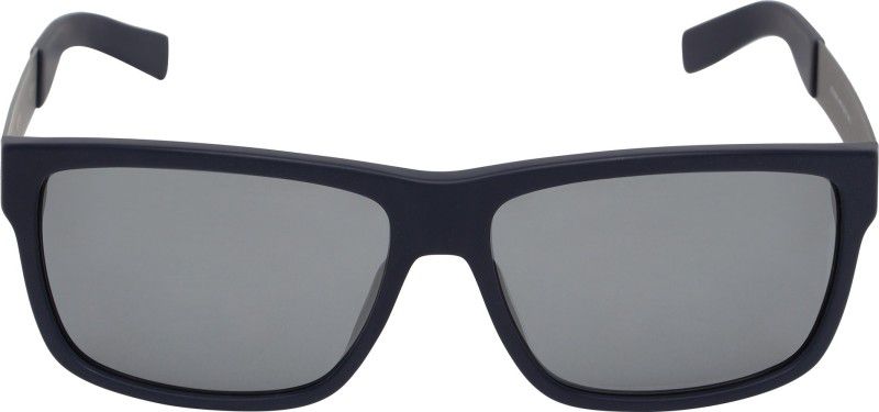 Mirrored Rectangular Sunglasses (Free Size)  (For Men & Women, Grey)