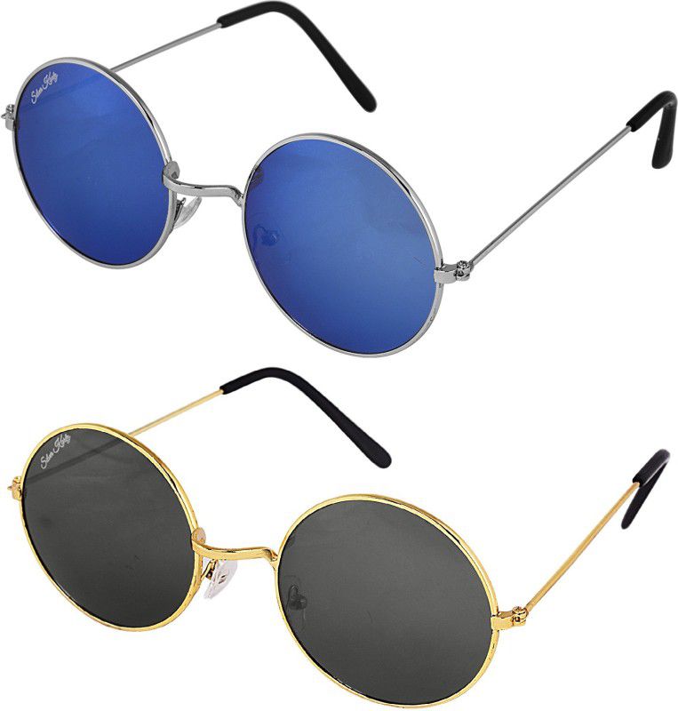 UV Protection Wayfarer Sunglasses (88)  (For Men & Women, Blue, Black)