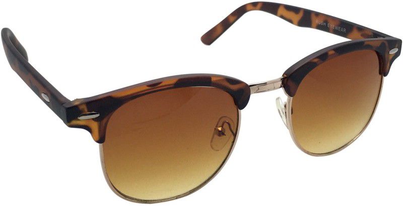 UV Protection, Gradient Wayfarer, Rectangular Sunglasses (Free Size)  (For Men & Women, Brown)