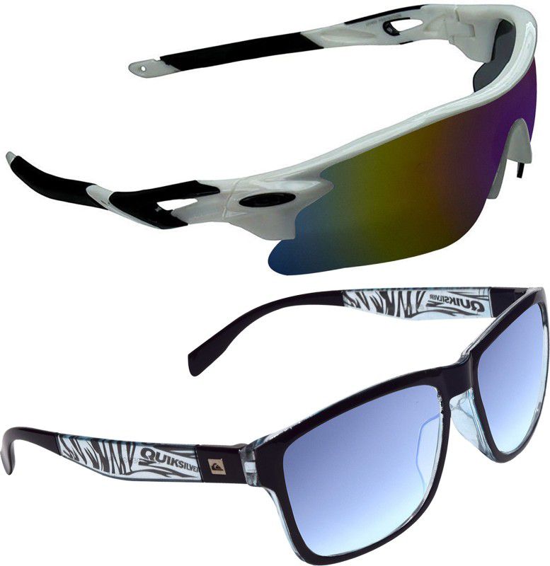 UV Protection Wayfarer Sunglasses (55)  (For Men & Women, Multicolor)