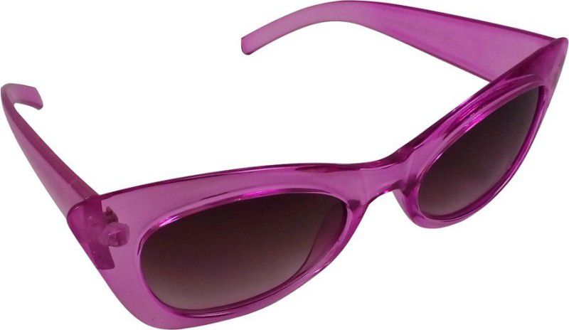 Polarized Cat-eye Sunglasses (Free Size)  (For Girls, Black)