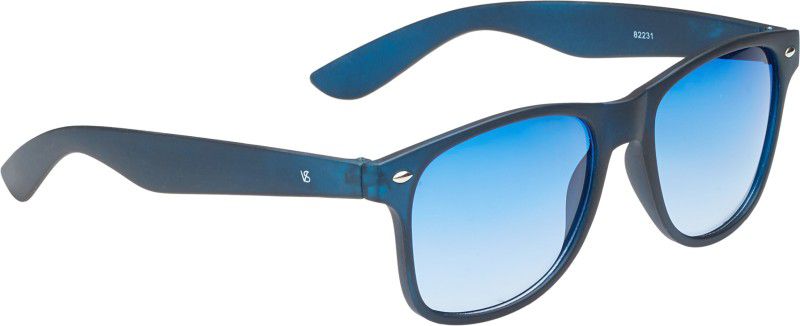 UV Protection, Gradient Wayfarer Sunglasses (Free Size)  (For Men & Women, Blue)