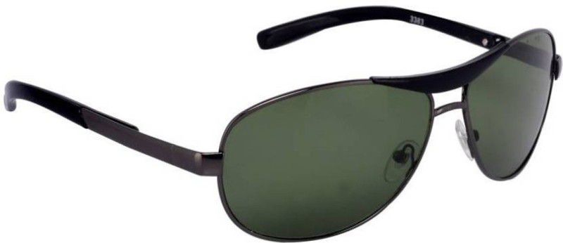 Polarized, UV Protection Aviator, Sports Sunglasses (Free Size)  (For Men & Women, Black)