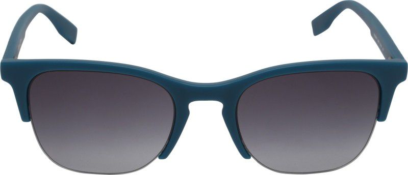 Gradient Clubmaster Sunglasses (Free Size)  (For Men & Women, Grey)