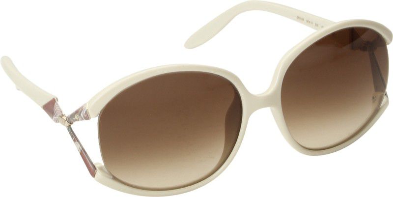 Oval Sunglasses  (For Women, Brown)