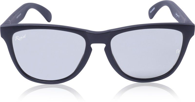 Polarized, UV Protection Wayfarer Sunglasses (Free Size)  (For Men & Women, Clear, Clear)