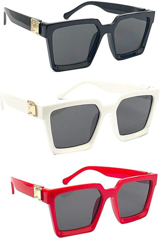 UV Protection Wayfarer Sunglasses (49)  (For Men & Women, Black)