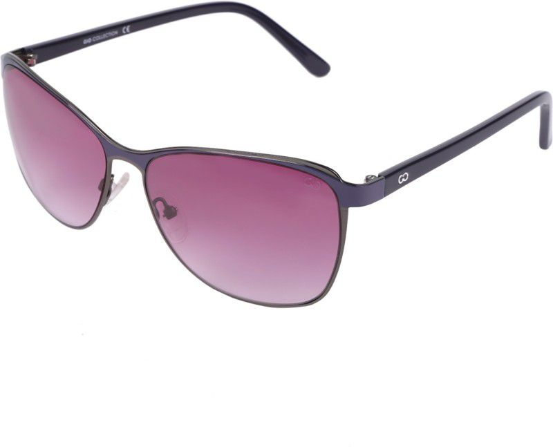 UV Protection Rectangular Sunglasses (59)  (For Men, Violet)