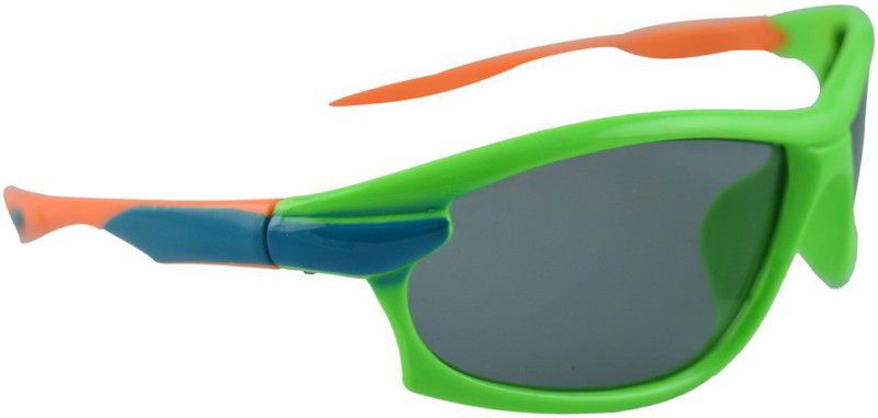 UV Protection Sports Sunglasses  (For Boys & Girls, Yellow)