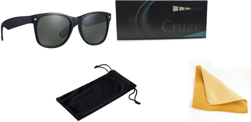 UV Protection Wayfarer Sunglasses (53)  (For Men & Women, Green, Black)
