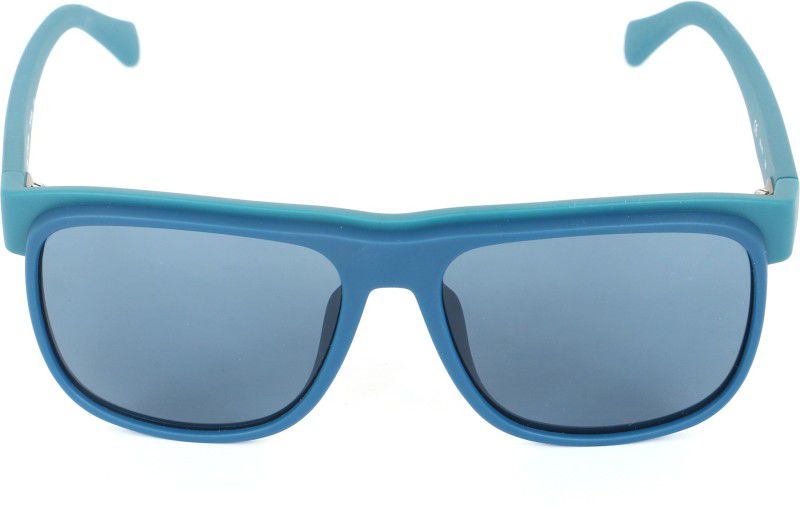 Gradient Retro Square Sunglasses (55)  (For Men & Women, Blue)