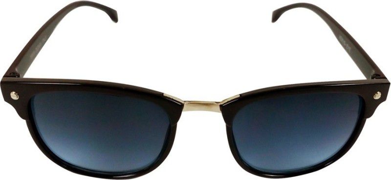 Polarized Retro Square Sunglasses (Free Size)  (For Boys, Blue)
