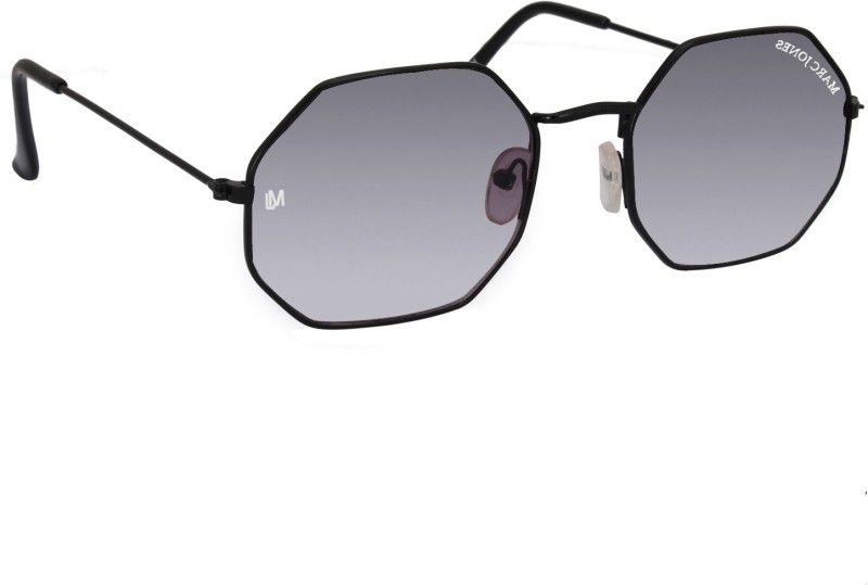 UV Protection, Gradient Rectangular Sunglasses (48)  (For Men & Women, Grey)