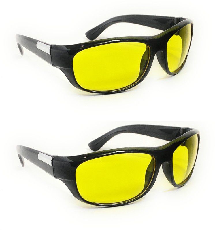 Sports Sunglasses  (For Boys & Girls, Yellow)