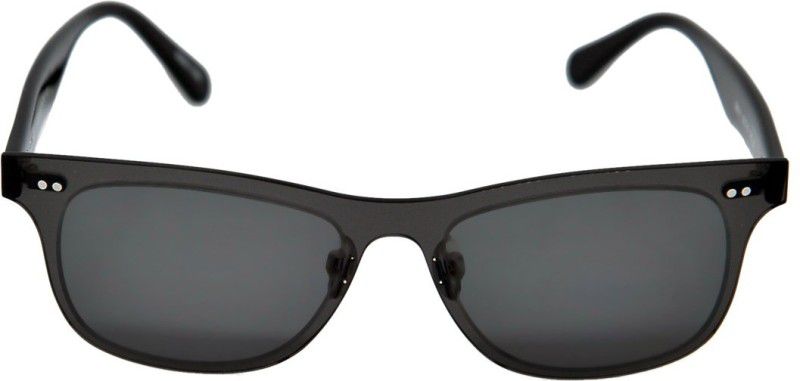 UV Protection Rectangular Sunglasses (53)  (For Men & Women, Grey)