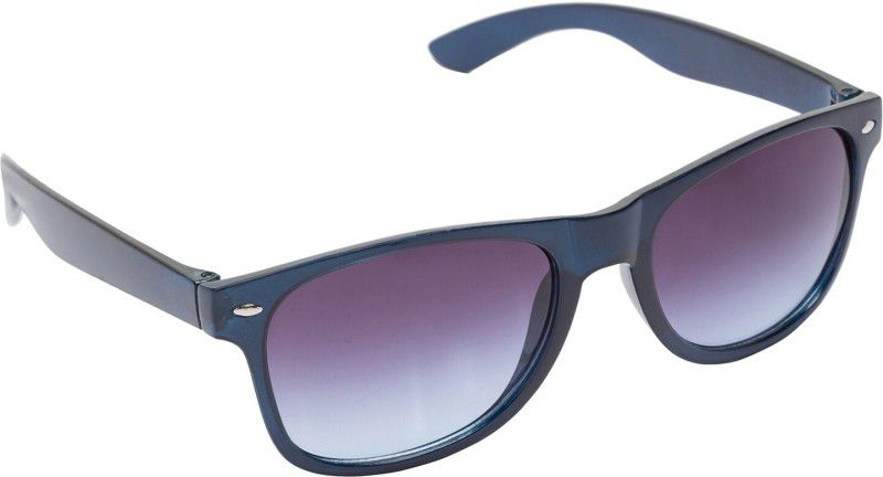 UV Protection, Gradient Wayfarer Sunglasses (53)  (For Men & Women, Blue)