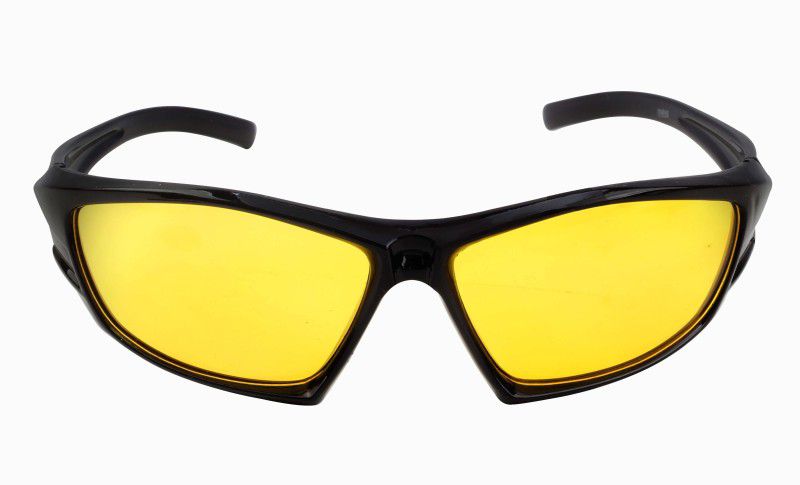 UV Protection Retro Square Sunglasses (Free Size)  (For Men, Yellow)