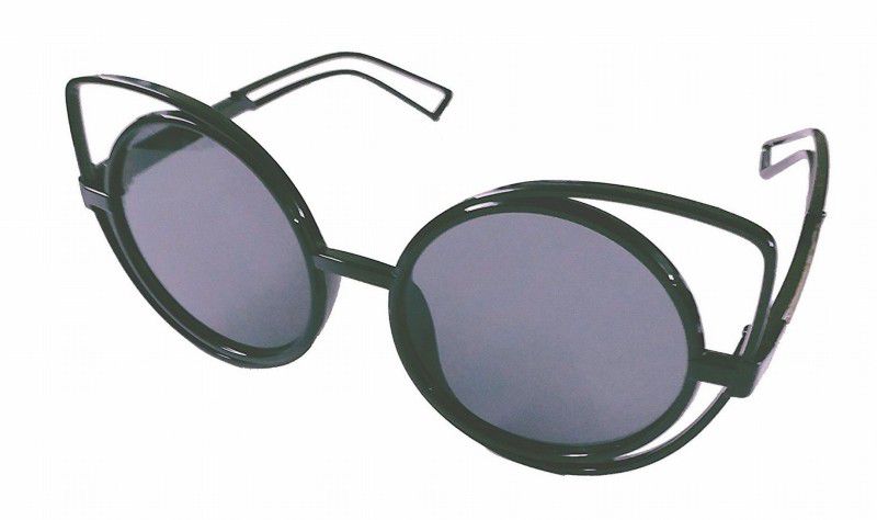 Mirrored, UV Protection Butterfly, Cat-eye Sunglasses (Free Size)  (For Men & Women, Silver)
