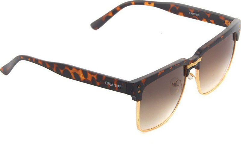 Polarized, UV Protection Wayfarer Sunglasses (Free Size)  (For Boys & Girls, Brown)