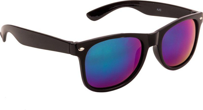 UV Protection Wayfarer Sunglasses (100)  (For Men & Women, Blue)