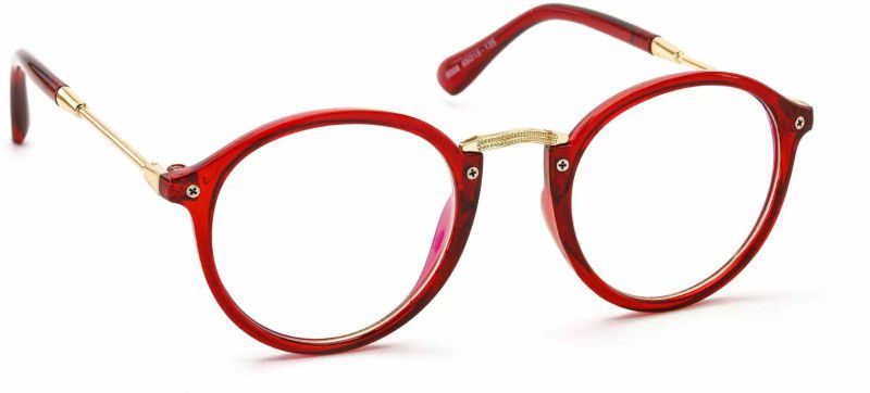 UV Protection Spectacle Sunglasses (48)  (For Men & Women, Red, Golden, Clear)