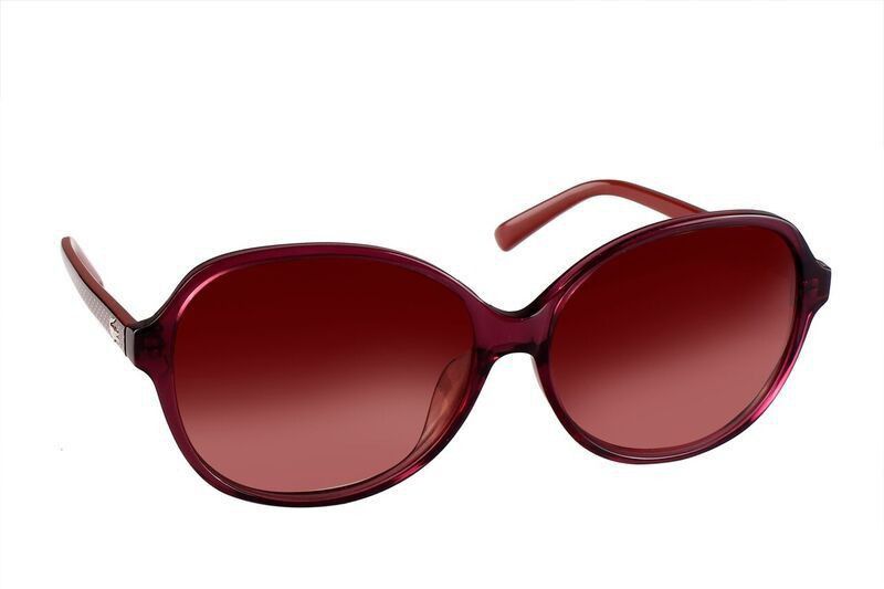 Gradient Oval Sunglasses (58)  (For Women, Brown)