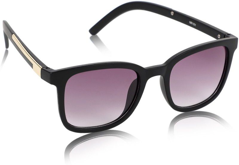 UV Protection, Riding Glasses Retro Square, Wayfarer Sunglasses (Free Size)  (For Men & Women, Brown)