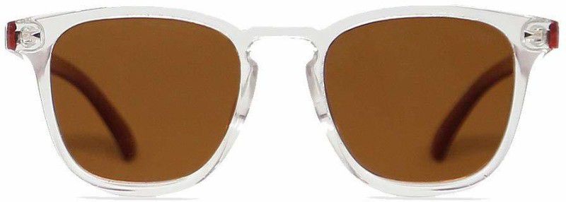 Polarized Wayfarer Sunglasses (50)  (For Men & Women, Red)