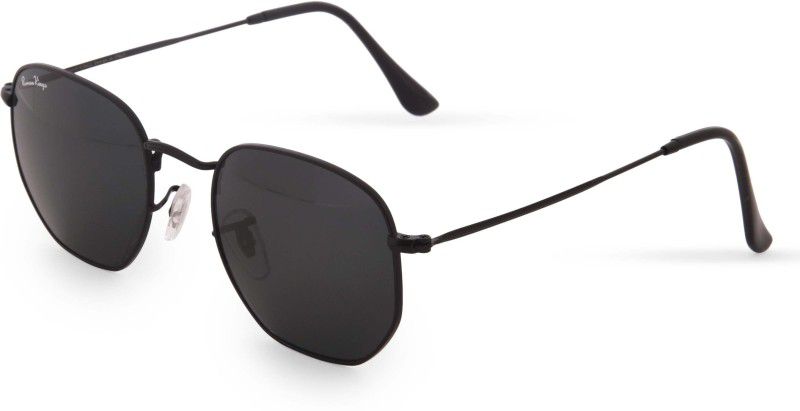 UV Protection Aviator Sunglasses (54)  (For Men & Women, Black)