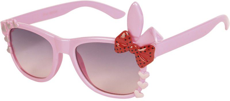 UV Protection Retro Square Sunglasses (45)  (For Girls, Black)