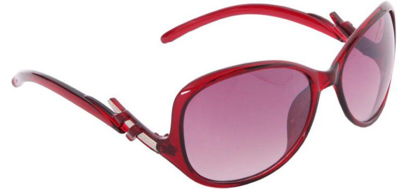 UV Protection, Riding Glasses Aviator Sunglasses (55)  (For Men & Women, Red)