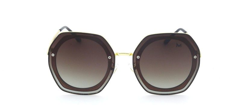 Over-sized Sunglasses  (For Men & Women, Brown)