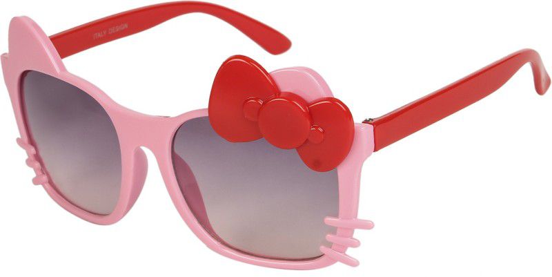 UV Protection Retro Square Sunglasses (48)  (For Girls, Black)