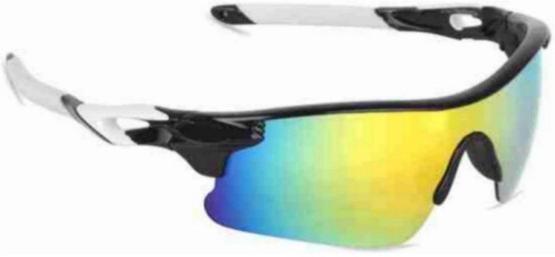 Mirrored, Polarized, UV Protection Sports Sunglasses (Free Size)  (For Men & Women, Multicolor)