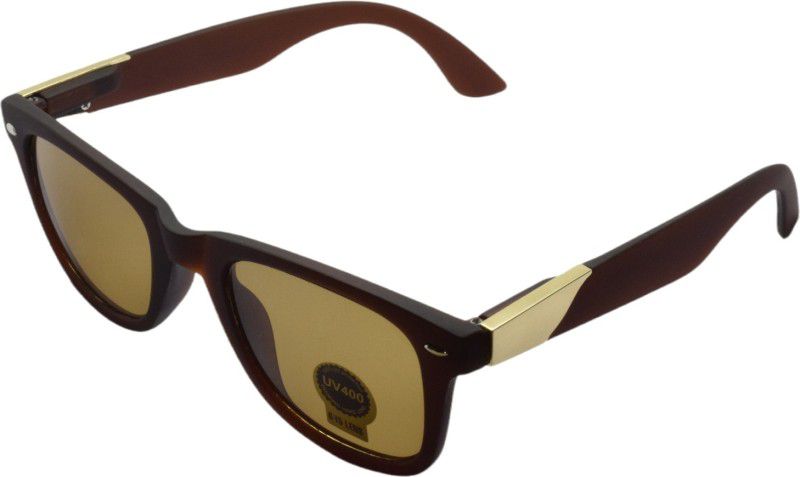 Photochromatic Lens, UV Protection, Polarized Retro Square Sunglasses (Free Size)  (For Men & Women, Brown)