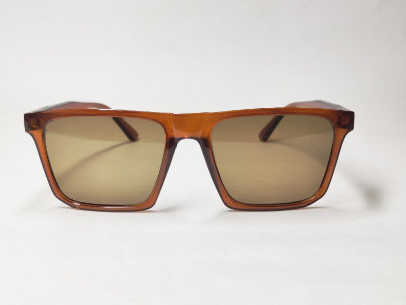 Sports, Clubmaster, Rectangular Sunglasses  (For Men & Women, Brown)