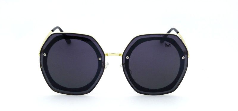 Over-sized Sunglasses  (For Men & Women, Black)