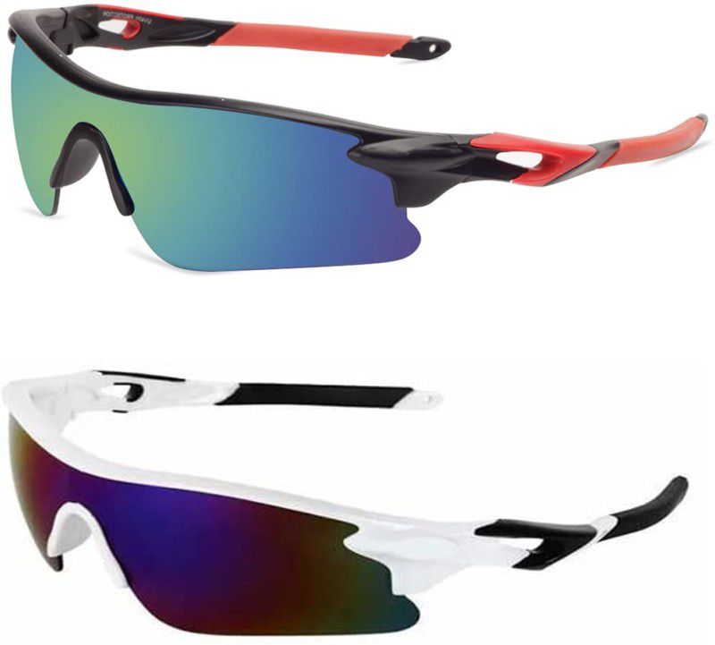 Sports Sunglasses  (For Men & Women, Multicolor)