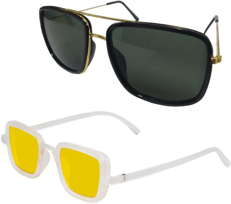 UV Protection Aviator Sunglasses (65)  (For Men, Multicolor)